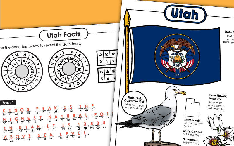 State of Utah - Worksheets