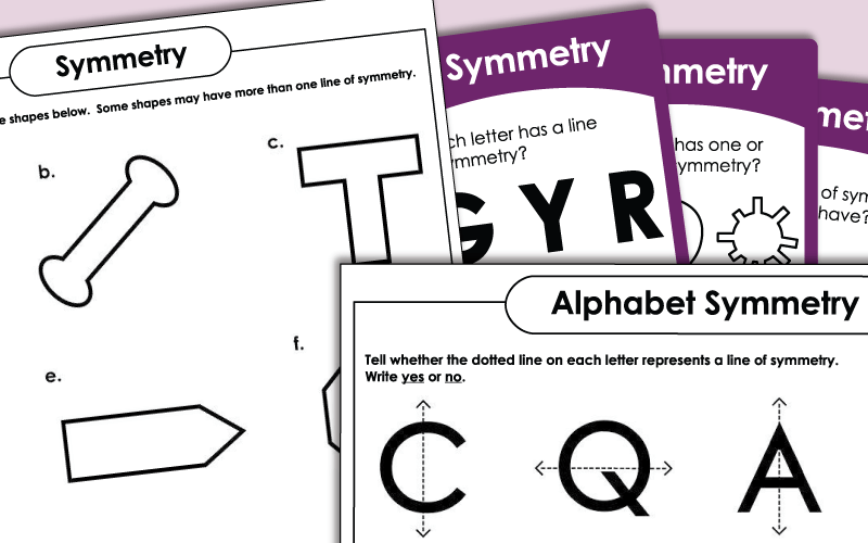 Symmetry Worksheets