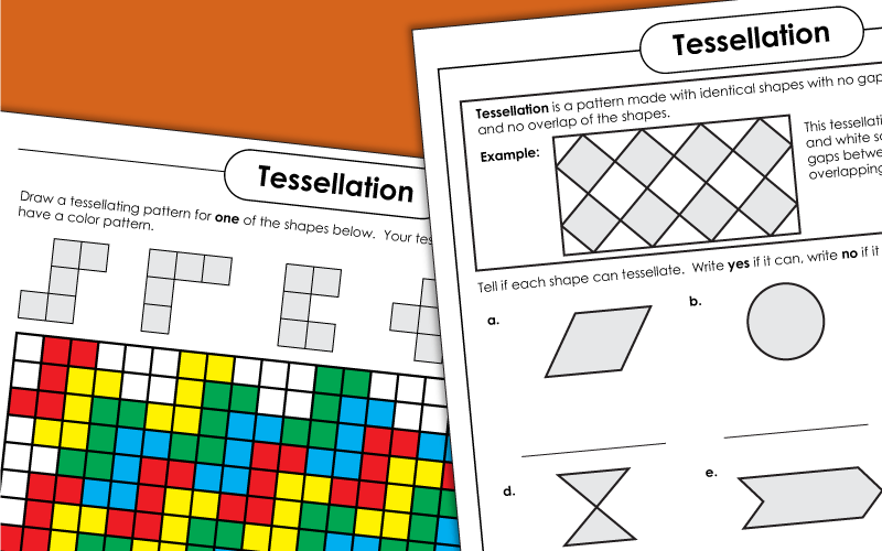 Tessellation Worksheets