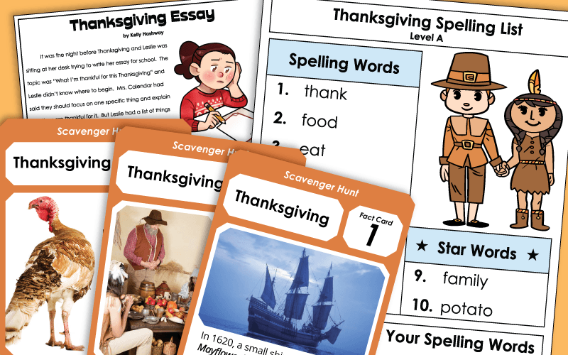 Thanksgiving Idiom Bingo  Reading projects, Idioms, Thanksgiving stories