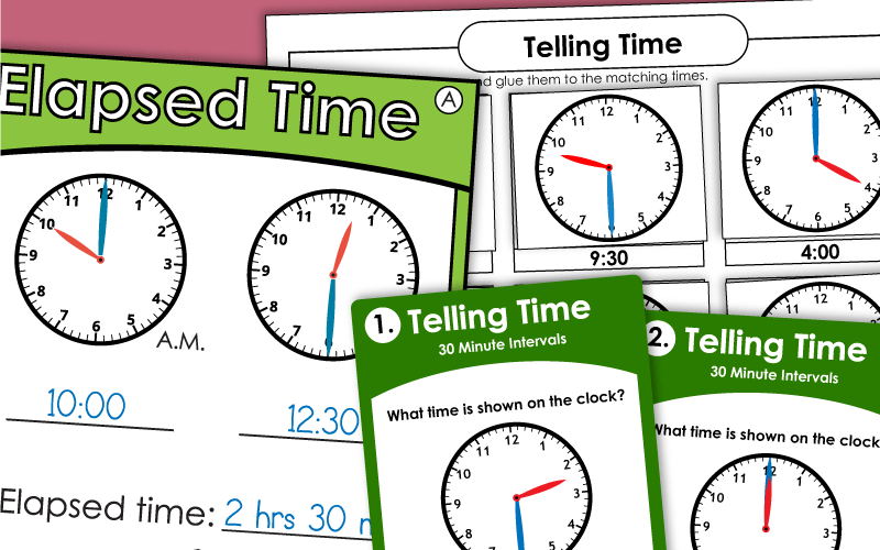 Telling Time Worksheets (Hours and Half Hours) Telling Time Worksheets (Hours and Half Hours)