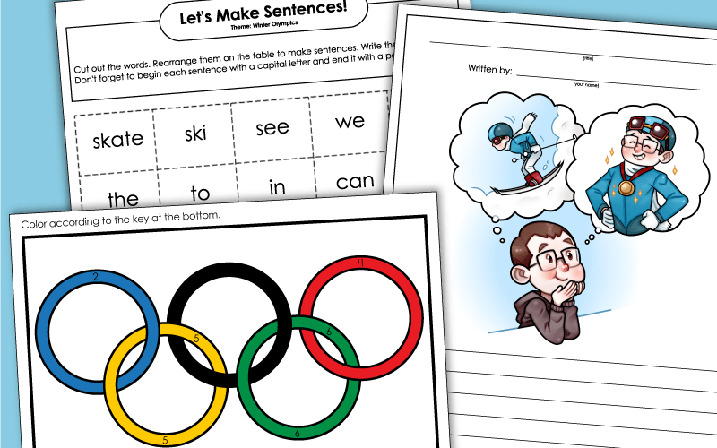 Winter Olympics Worksheets