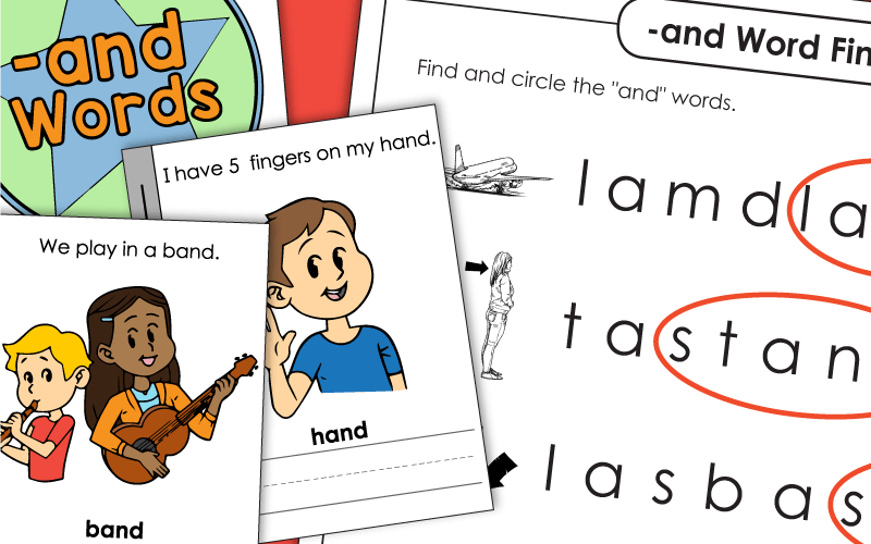 Word Family Worksheets -and