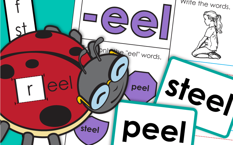 Word Family Worksheets -eel