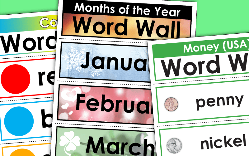 FREE Grade 3 Word Wall Words Printable by Megan's Creative Classroom