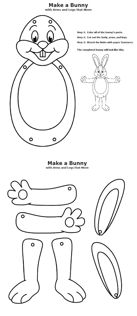Bunny Cut-Out Craft