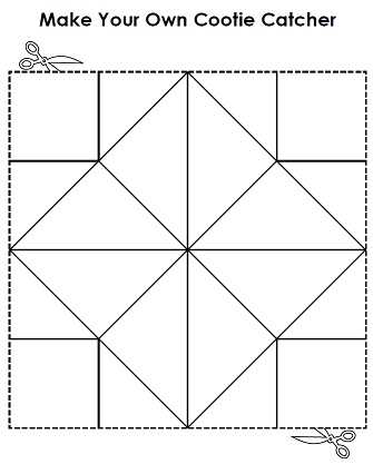 Cootie Catcher: Blank