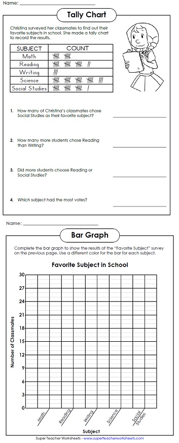 Tally Charts And Bar Charts