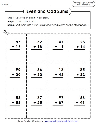 Addition Worksheet