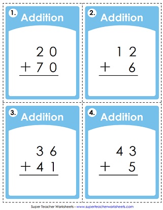 Addition Worksheet (No Regrouping)