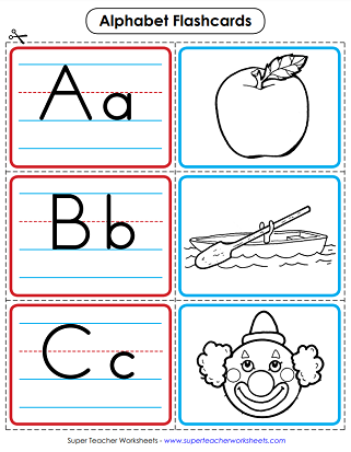 Alphabet Worksheets and Activities