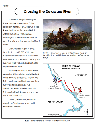 American Revolution Worksheets