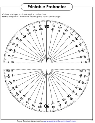 measuring angles printable worksheets