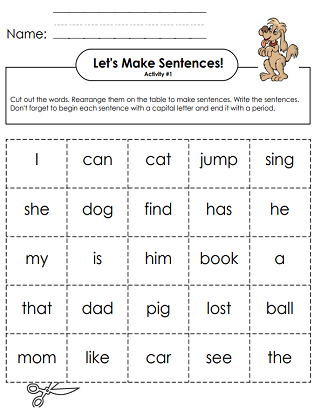 Building Sentences