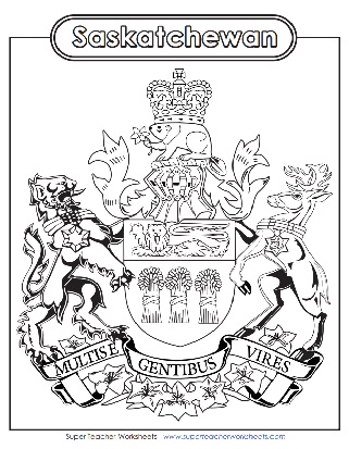 Saskatchewan Coloring Pages