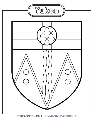 Yukon Territory Coloring Pages