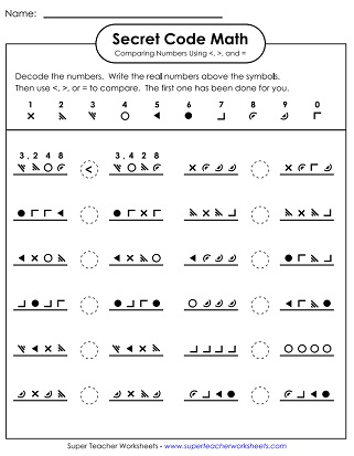 Comparing Numbers Printables