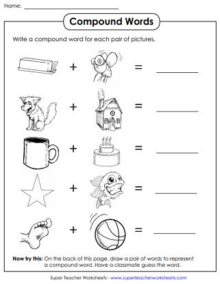 Compound Words Worksheets