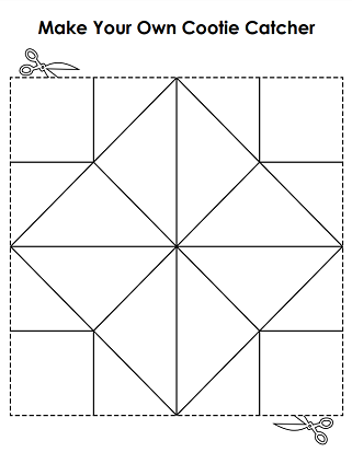 Cootie-Catcher - Blank Template