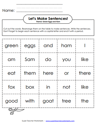 Dr seuss math worksheets 1st grade