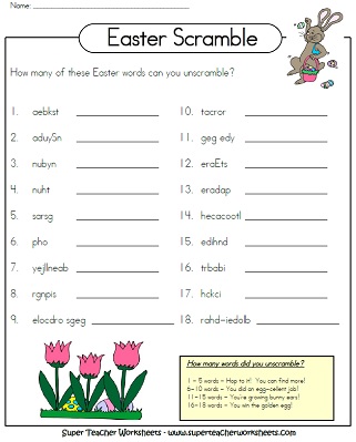 Each grade has 30 units of spelling printables. Worksheets For Easter 5Th Grade Math Teaching : Spelling homework for second graders