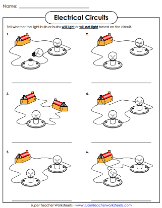 Electricity Worksheets