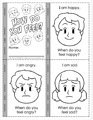 Feelings Mini Book Worksheet