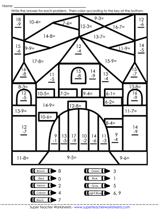 Math Mystery Picture (Fairy Tales)