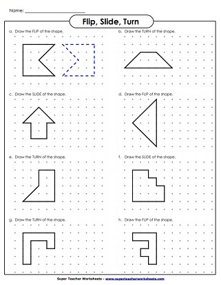 Flip, Slide, Turn - Worksheet