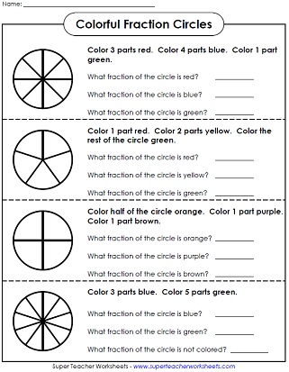 Fractions Worksheets