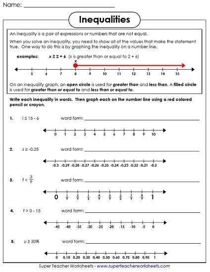 One Step Inequalities