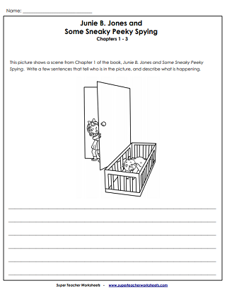 Literacy Unit Worksheets (Junie B. Jones)