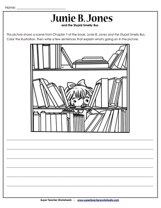 Chapter Book Printable Worksheets