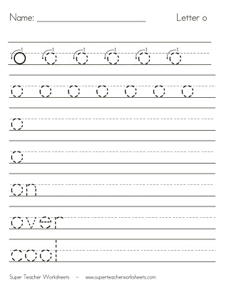 Alphabet Writing Worksheets