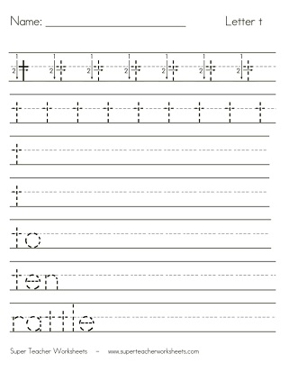 Alphabet Writing Worksheets (Printable)