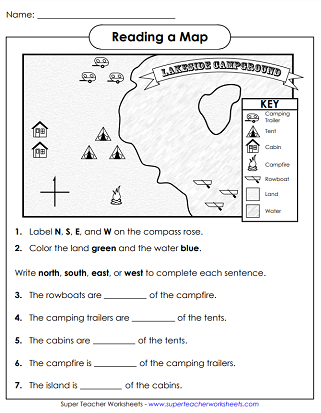 Map Skills Worksheets