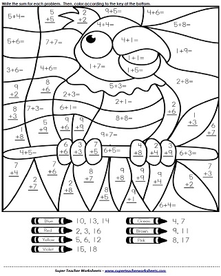 math mystery picture worksheets