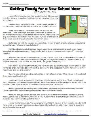 Math Stories - Worksheets Math Stories - Worksheets