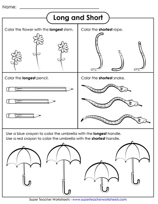 Nonstandard Measurement Worksheets