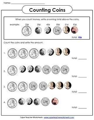 counting coins advanced printables