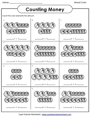 Money Worksheets Money Worksheets
