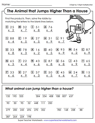 Multiplication Worksheets