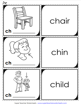 Phonics Worksheets and Activities - CH