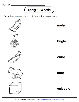 Phonics Worksheets Long Vowel Sounds