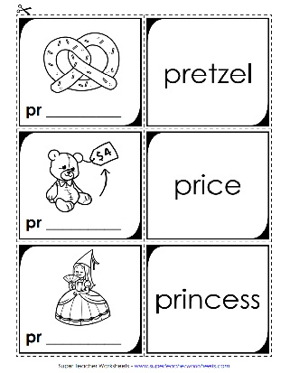 PR Consonant Blend Sound - Phonics Worksheets