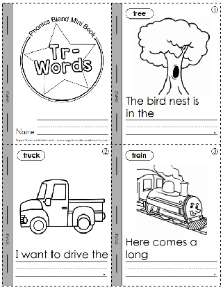 Tr Phonics Blend Worksheet