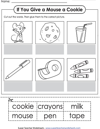 If You Give a Mouse a Cookie - Printable Worksheets