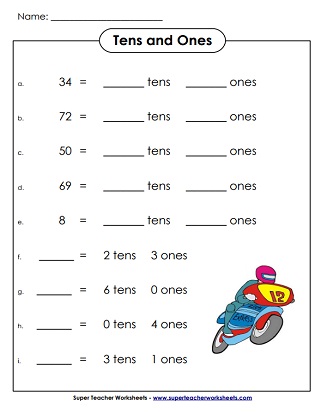 Place Value Printable Worksheets
