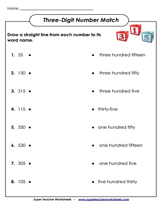 expanded form 3 digit number ordering numbers worksheets
 Place Value: 11-Digit Numbers