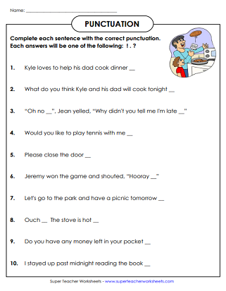 Punctuation Chart Pdf